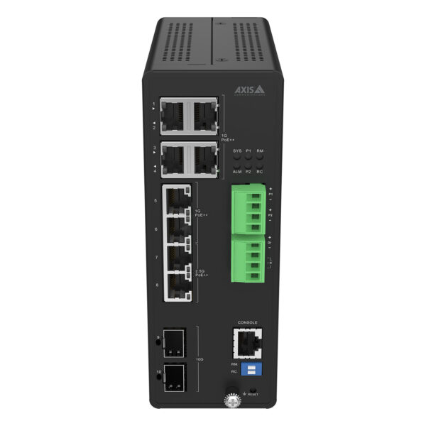 AXIS D8208-R Industrial PoE++ Switch