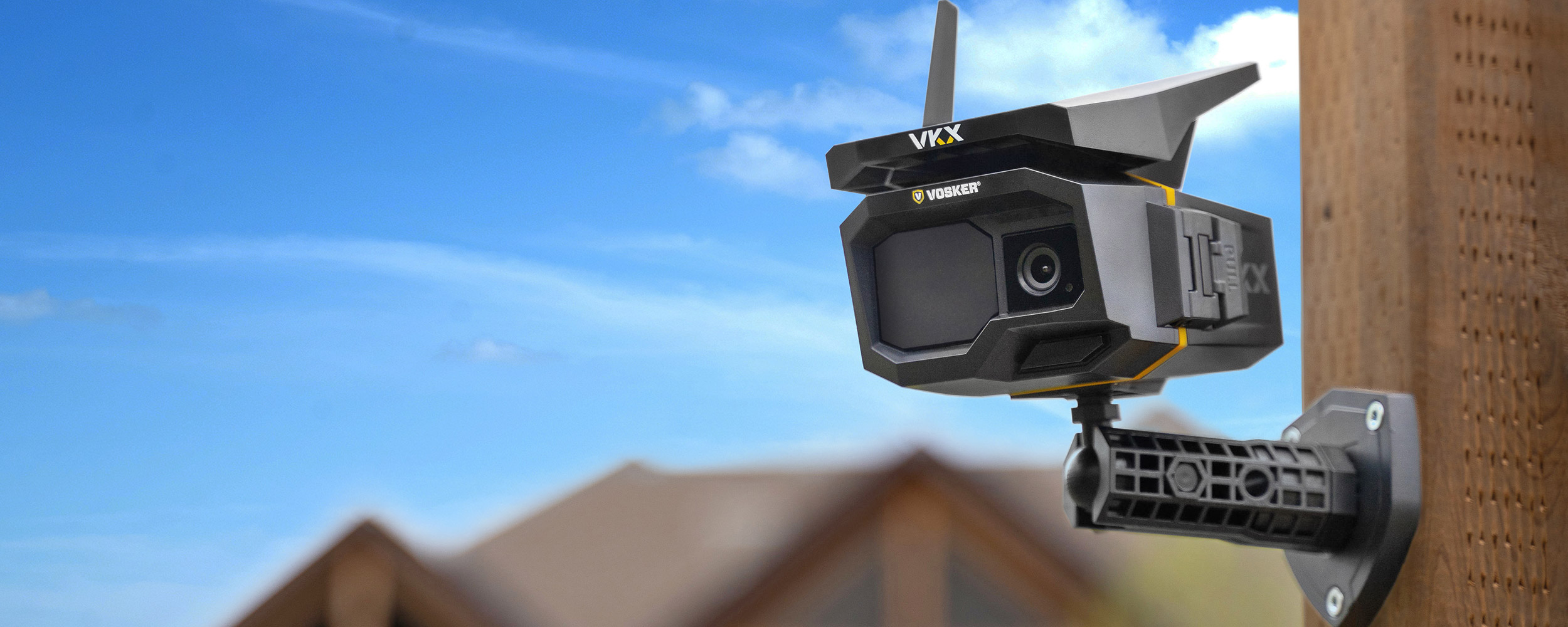 VOSKER Wireless Solar Powered Security Video Camera