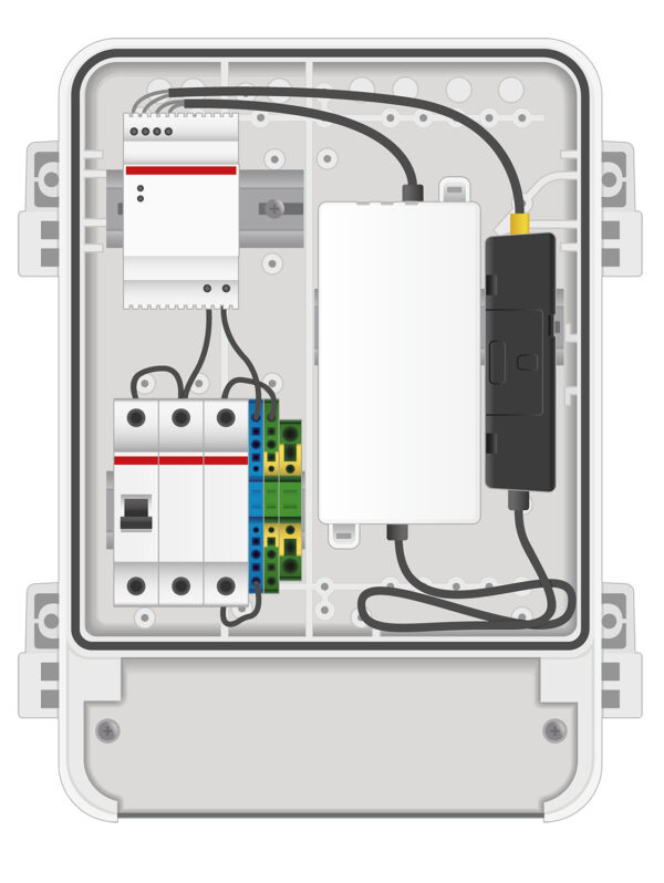 AXIS TQ1817-VE Video Surveillance Cabinet